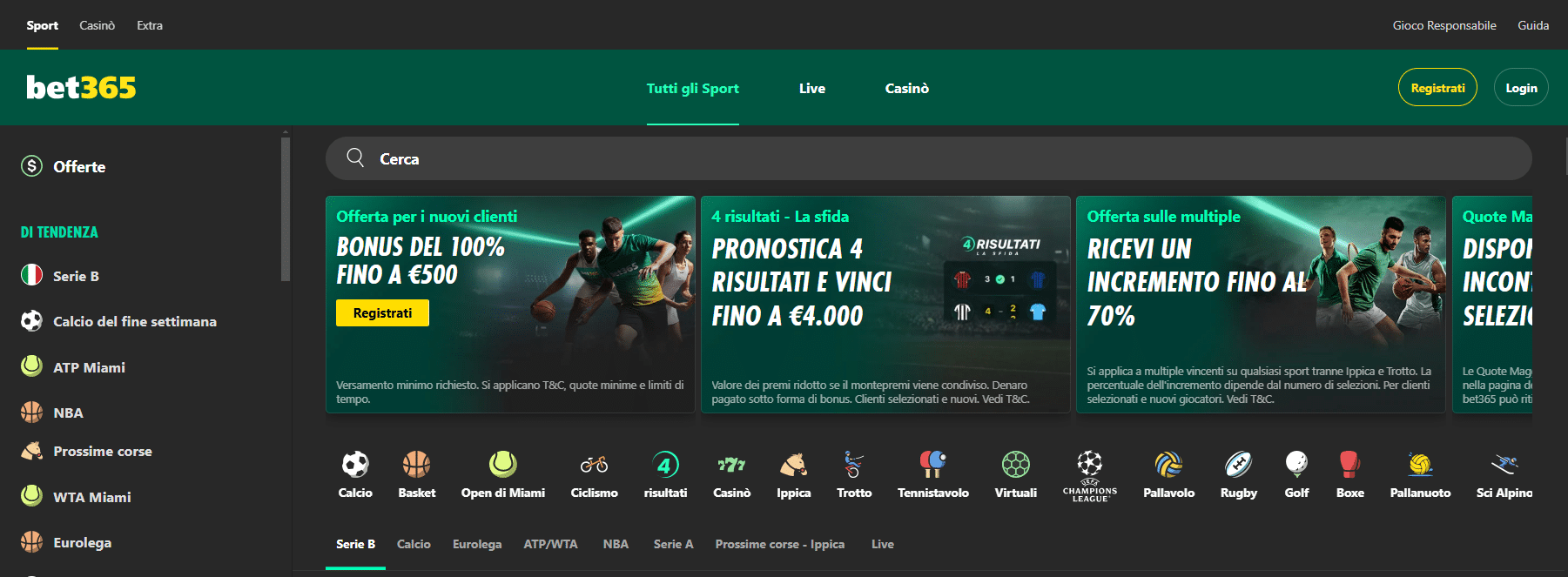 migliori sito scommesse